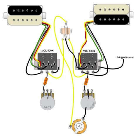 split coils wiring diagram for a les paul 